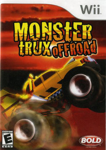 Monster Trux Off Road Wii Used