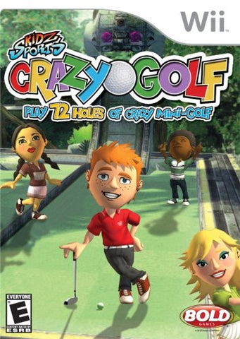 Kidz Sports Crazy Golf Wii Used