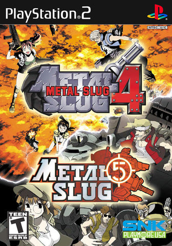 Metal Slug 4 And 5 PS2 Used