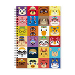 Animal Crossing Faces Notebook New
