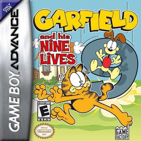 Garfield & His Nine Lives Gameboy Advance Used Cartridge Only