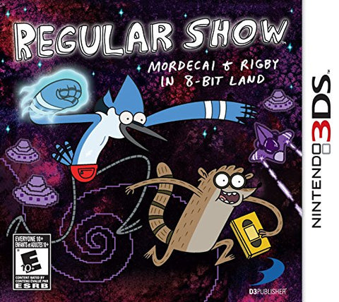 Regular Show Mordecai & Rigby In 8 bit Land 3DS Used