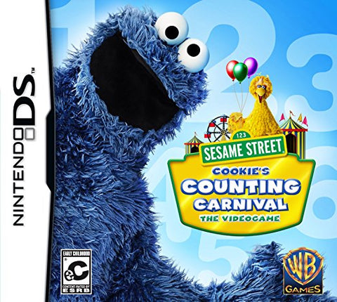 Sesame Street Cookies Counting Carnival DS Used Cartridge Only