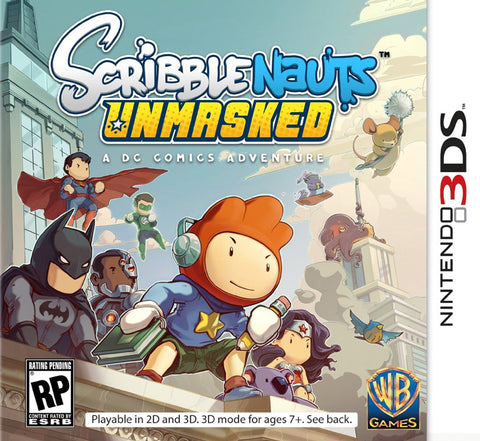 Scribblenauts Unmasked A DC Comics Adventure 3DS Used Cartridge Only