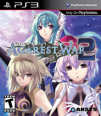 Record Of Agarest War 2 PS3 Used