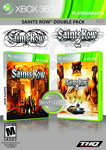 Saints Row 1 and 2 Double Pack 360 Used