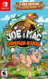 New Joe & Mac Caveman Ninja T-Rex Edition Switch New