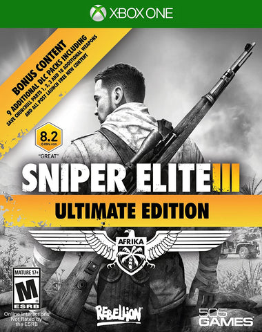 Sniper Elite 3 Ultimate Edition DLC On Disc Xbox One Used