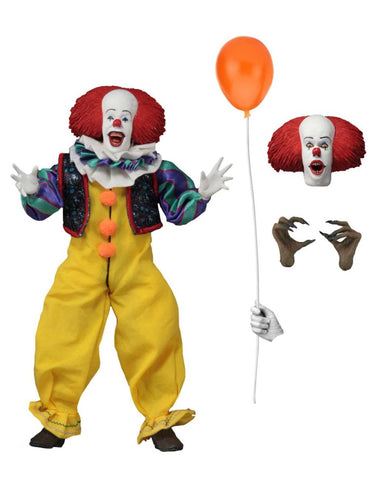 It The Movie Retro Pennywise Clothed Neca Figure New