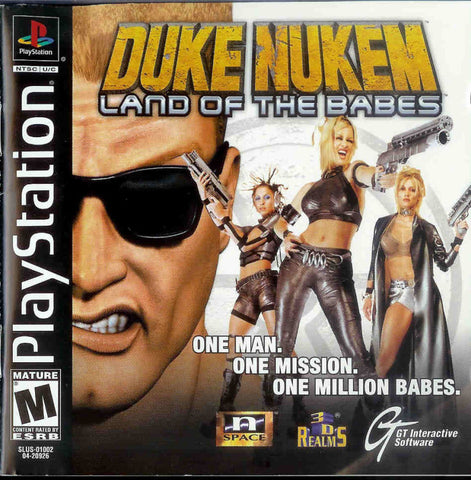 Duke Nukem Land of The Babes PS1 Used