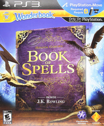Wonderbook Book Of Spells Bundle Game & Book Only PS Move Required PS3 Used