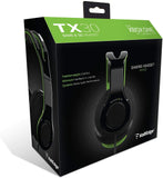 Xbox One Headset Wired Voltedge TX30 Black Green Stereo New
