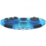 Genesis Controller 6 Button Wireless RetroBit Sega Clear Blue New