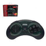 Genesis Controller 8 Button Wireless RetroBit Sega Black New