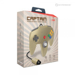 N64 Controller Hyperkin Captain Premium Gold New