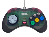 Saturn Wired Controller RetroBit Sega Slate Grey New
