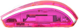PC Mouse Wired USB Pink Transparent Rock Candy New