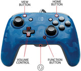 Switch Controller Wired PDP Faceoff Pro Controller Blue Camo New