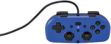 PS4 Controller Wired Hori Mini Gamepad Blue New