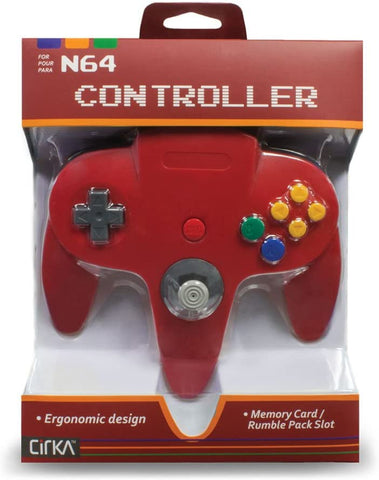 N64 Controller Cirka Red New