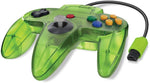 N64 Controller Cirka Cyanine Green Transparent New
