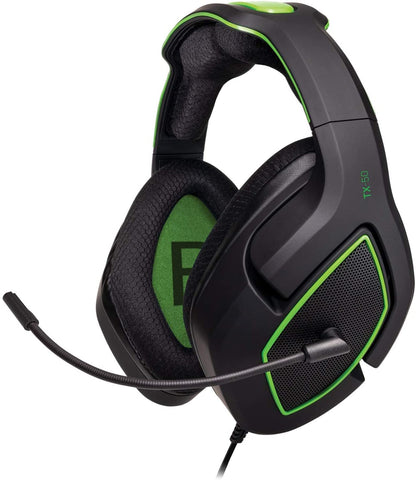 Xbox One Headset Wired Voltedge TX50 Black Green Stereo New