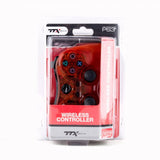 PS3 Controller Wireless Ttx Red Transparent New