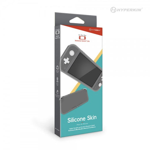 Switch Lite Silicone Skin and Grip Hyperkin Grey New