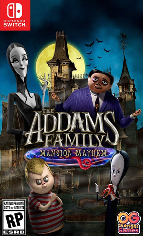 Addams Family Mansion Mayhem Switch New