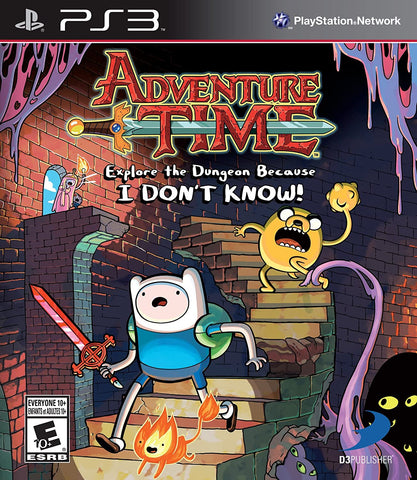 Adventure Time Explore The Dungeon Because I Dont Know PS3 New