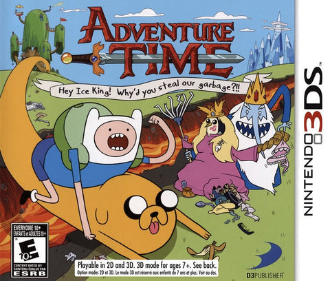 Adventure Time Hey Ice King Whyd You Steal Our Garbage 3DS Used