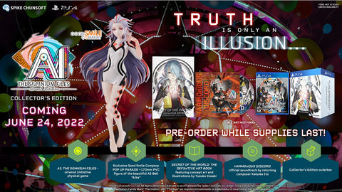 Ai The Somnium Files Nirvana Initiative Collectors Edition (tear in shrinkwrap) PS4 New