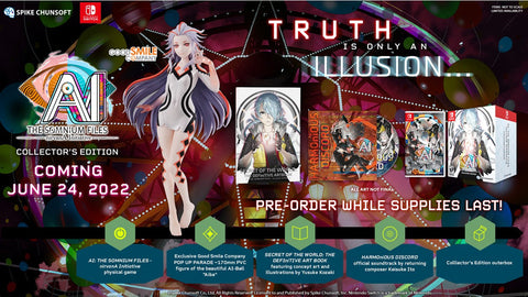 Ai The Somnium Files Nirvana Initiative Collectors Edition Switch New