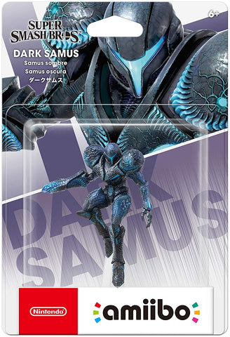 Amiibo Super Smash Bros Dark Samus (cardboard crease) New