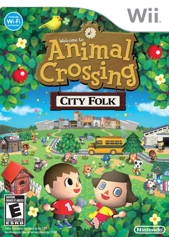 Animal Crossing City Folk Wii Used