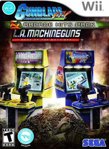 Arcade Hits Pack Gunblade NY & LA Machine Guns Wii Used