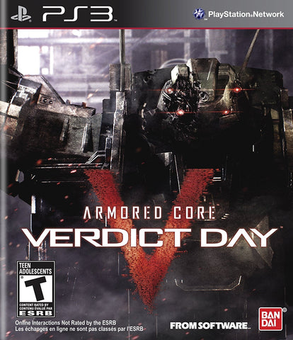 Armored Core Verdict Day PS3 New