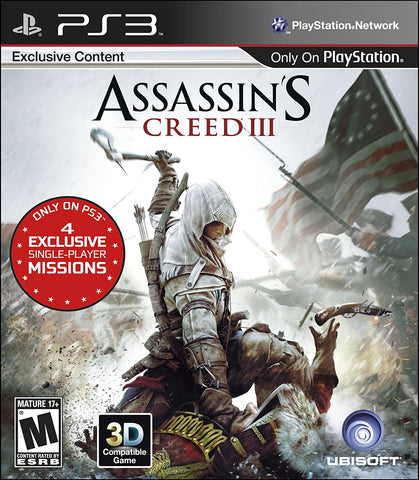Assassins Creed III PS3 Used