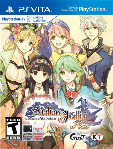 Atelier Shallie Plus Alchemists of the Dusk Sea PS Vita Used