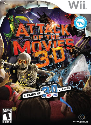 Attack Of The Movies 3D Wii Used