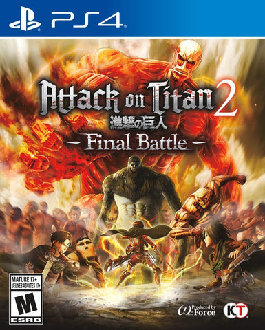 Attack On Titan 2 The Final Battle PS4 New