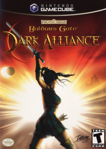 Baldurs Gate Dark Alliance GameCube Used