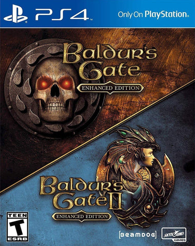 Baldurs Gate and Baldurs Gate 2 Enhanced Edition 2 Pack PS4 Used