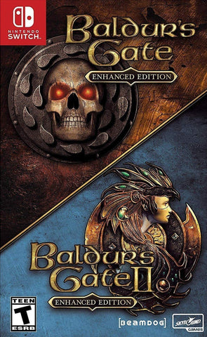 Baldurs Gate And Baldurs Gate 2 Enhanced Edition 2 Pack Switch Used