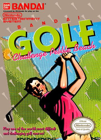 Bandai Golf Challenge Pebble Beach NES Used Cartridge Only