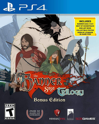 Banner Saga Trilogy Bonus Edition PS4 Used