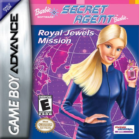 Barbie Secret Agent Barbie Gameboy Advance Used Cartridge Only