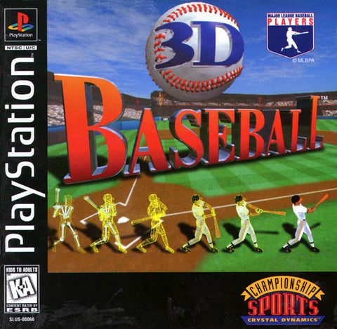 3D Baseball PS1 Used