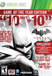 Batman Arkham City Game Of The Year Edition DLC On Disc 360 Used