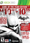 Batman Arkham City Game Of The Year Edition White Label 360 New